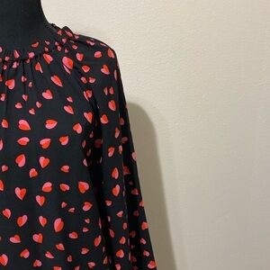Ann Taylor hearts 3/4 sleeve blouse